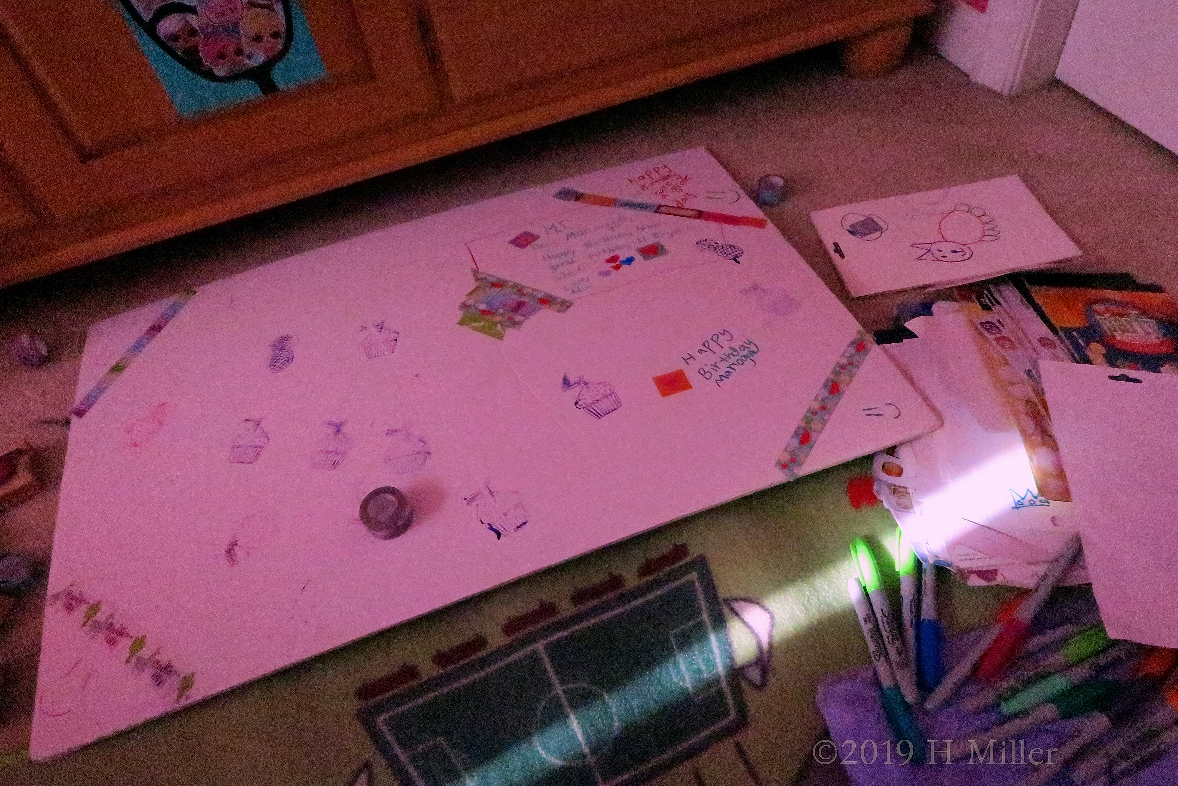 Card Making Is Fun! The Spa Birthday Card Making Area Is Ready Card Making Is Fun! The Spa Birthday Card Making Area Is Ready